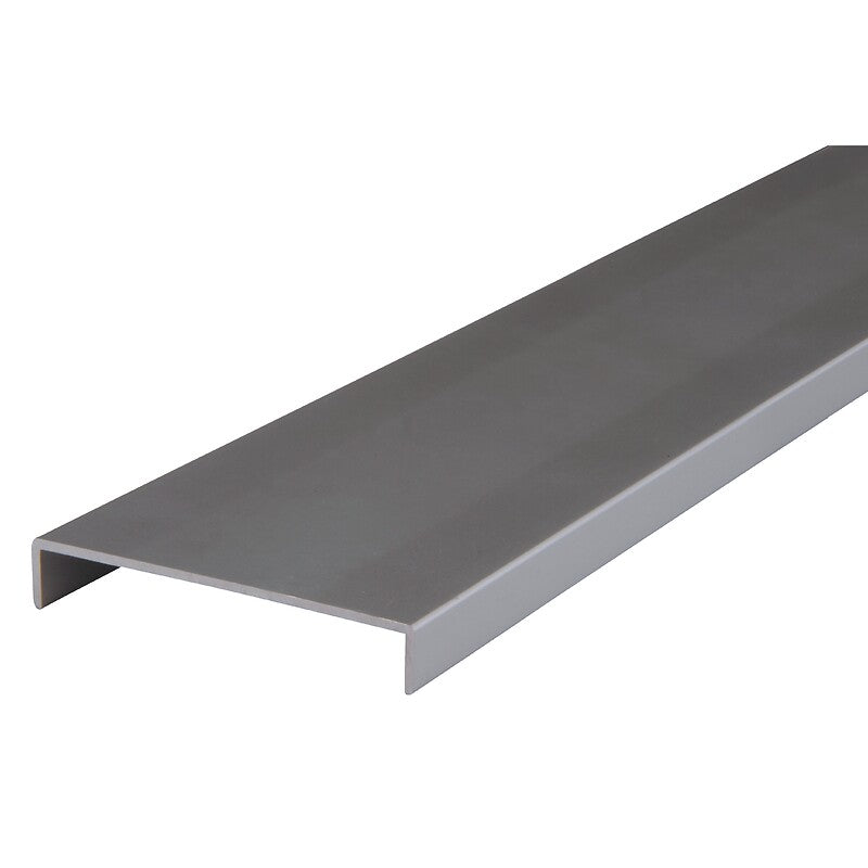 Nez de cloison en aluminium - largeur intérieure 78 mm - longueur 2600 mm - finition noir. disponible abidjan cote d'ivoire.