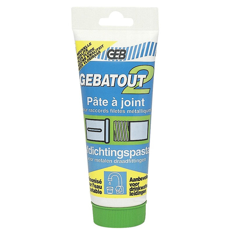 Pâte à joint gebatout 2 tube de 250 grammes. disponible abidjan cote d'ivoire.