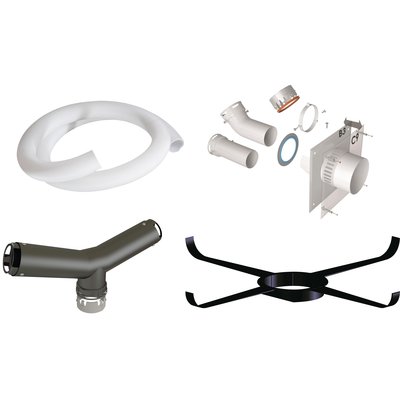 Pack b3 c9 4 en 1 conden 80 (10m ppflex + plaque 4 en 1 + terminal en t) réf. disponible abidjan cote d'ivoire.