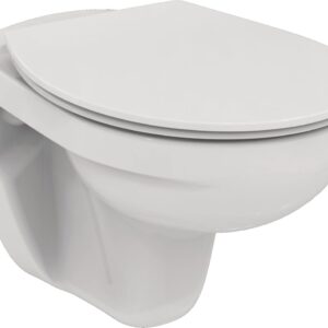 Pack cuvette wc suspendue porcher ulysse sans bride, abattant standard ultrafin réf p008401. disponible abidjan cote d'ivoire.