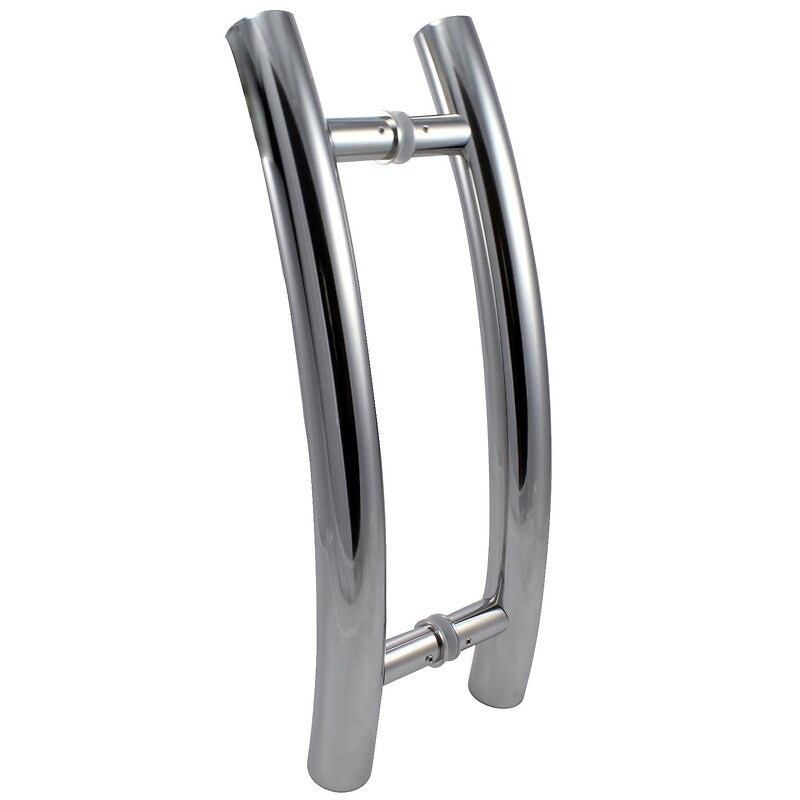 Paire de baton de maréchal cintré inox poli brillant ø 40 mm - longueur 440 mm entraxe 300mm - kit d. disponible abidjan cote d'ivoire.