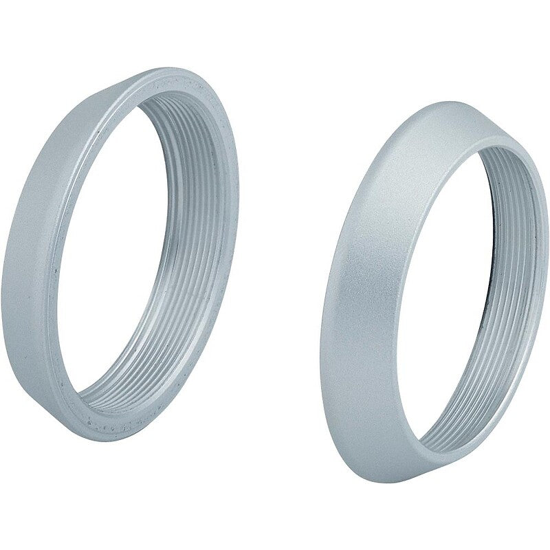 Paire de rosaces de finition pour rénovation ø 75 mm finition argent mat. disponible abidjan cote d'ivoire.