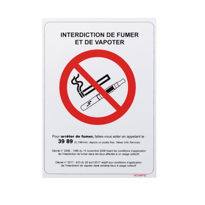 Pan fumer/vapoter 210x297mm. disponible abidjan cote d'ivoire.