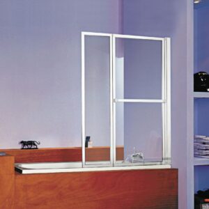 Paroi de baignoire alterna concerto relevable et pivotant 1 volet 1/2 140 x 106 cm épaisseur du verre 3mm. disponible abidjan cote d'ivoire.