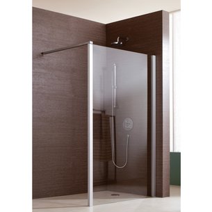 Paroi de douche jazz + douche ouverte mobile 25 cm en verre dépoli réf. disponible abidjan cote d'ivoire.