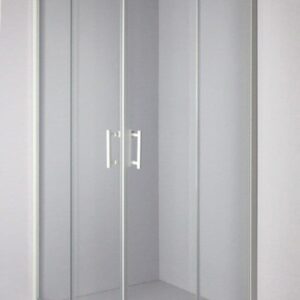 Paroi de douche verseau 2, accès d'angle, porte coulissante 90 x 90 cm. disponible abidjan cote d'ivoire.