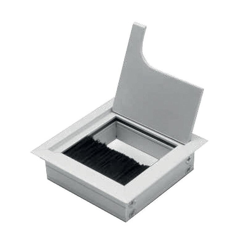 Passe-câble carré 80 x 80 mm finition noir. disponible abidjan cote d'ivoire.