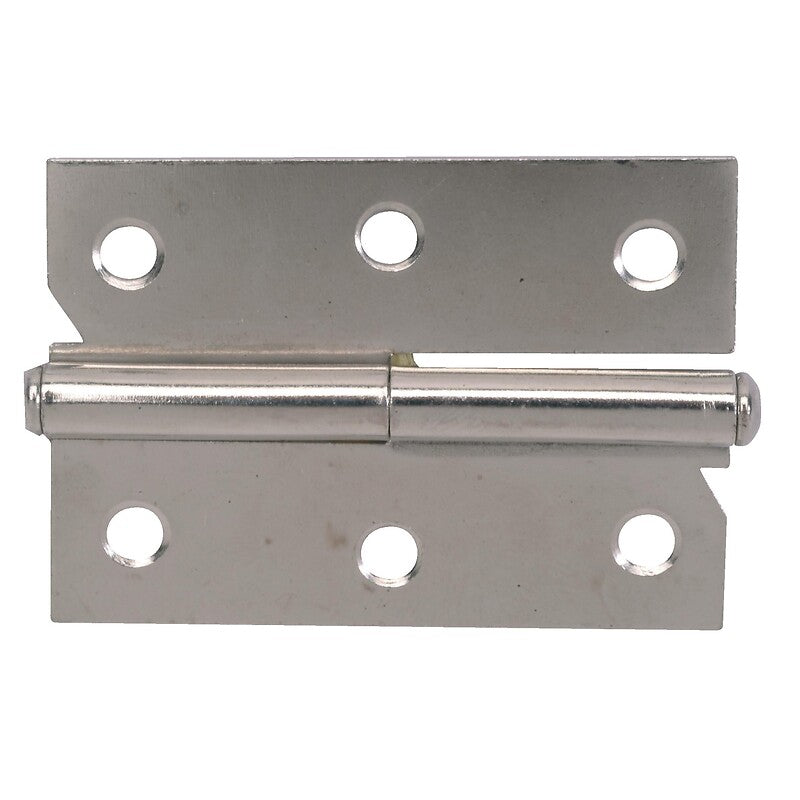 Paumelles de meuble - acier nickelé - 50 x 40 mm gauche. disponible abidjan cote d'ivoire.