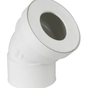 Pipe courte pour nicoll wc ø 85/107 mm - cw433f - pvc blanc - raccord ø 100 mm. disponible abidjan cote d'ivoire.