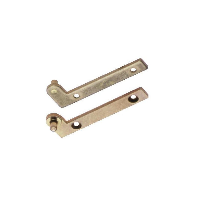 Pivots coudés avec petits côtés - acier laitonné longueur 70 mm - pour porte droite. disponible abidjan cote d'ivoire.