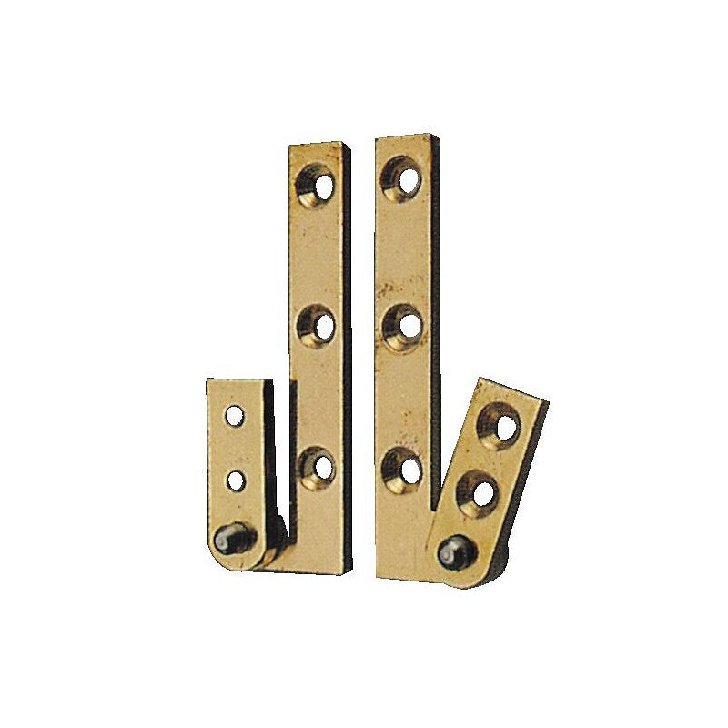 Pivots coudés avec petits côtés - laiton poli longueur 80 mm droite. disponible abidjan cote d'ivoire.