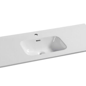 Plan céramique alterna seducta 120 cm blanc 1 vasque centrée. disponible abidjan cote d'ivoire.