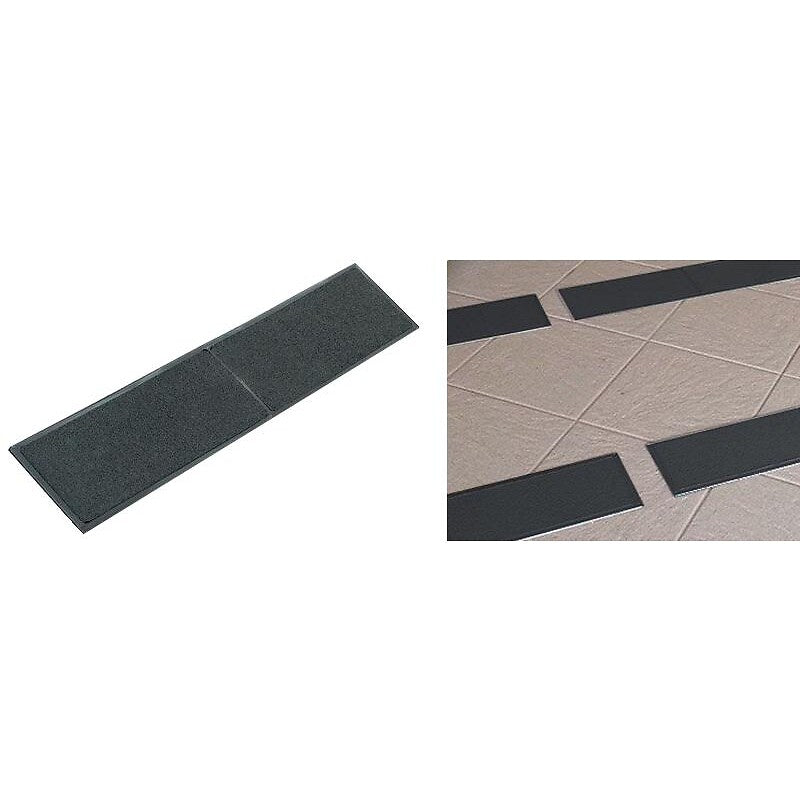 Plaque antidérapante toute surfaces pour extérieure - à coller - 750 x 90 mm épaisseur 3 mm noir. disponible abidjan cote d'ivoire.