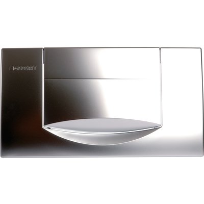 Plaque de déclenchement frontale, interrompable larg : 18,5 cm blanc réf. disponible abidjan cote d'ivoire.