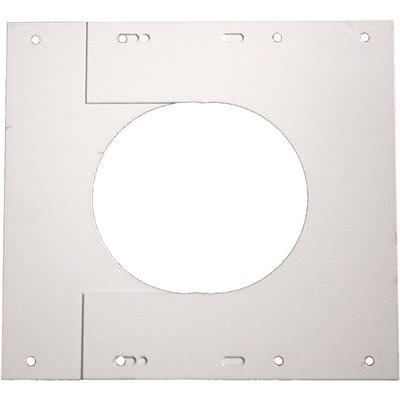 Plaque de finition basse (pour ventouse diamètre 80 x 125 pour chaudières condensation réf. disponible abidjan cote d'ivoire.