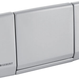 Plaque geberit de déclenchement frontale, interrompable larg : 18,5 cm réf. disponible abidjan cote d'ivoire.