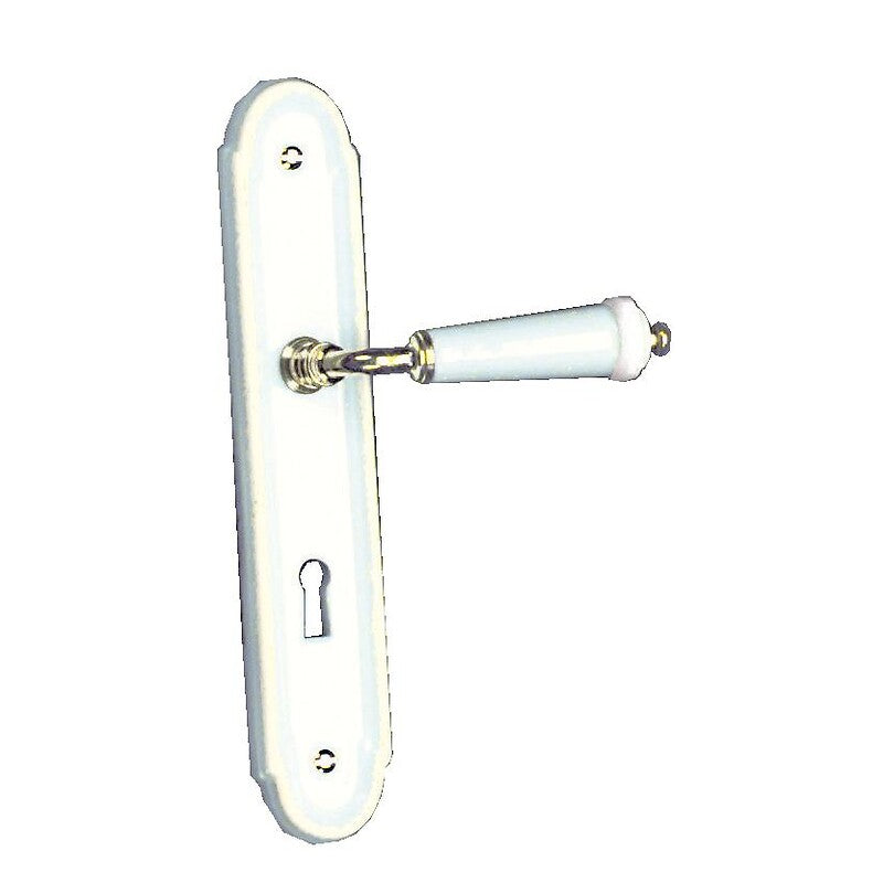 Plaque pour béquilles rustiques porcelaine de limoges style clé l. disponible abidjan cote d'ivoire.