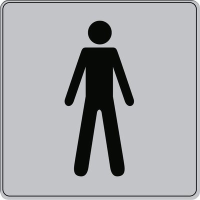 Plaque signal toilettes homme. disponible abidjan cote d'ivoire.