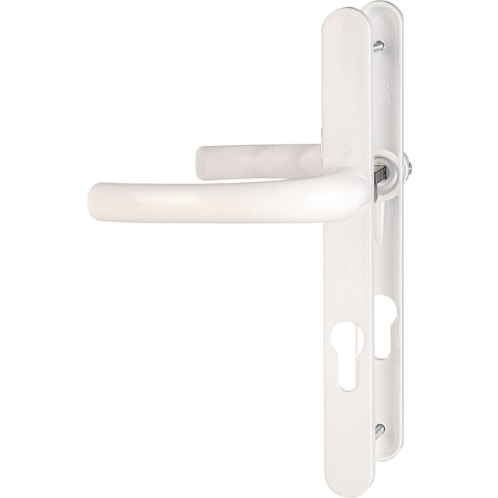 Poignée de porte sur plaque étroit blanc - clé i - carré 8 mm - tokyo - hoppe et cie hoppe et cie. disponible abidjan cote d'ivoire.