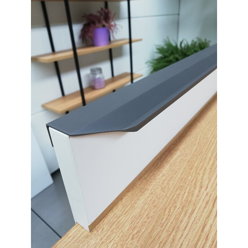 Poignées profil 653, finition anthracite, longueur 400. disponible abidjan cote d'ivoire.