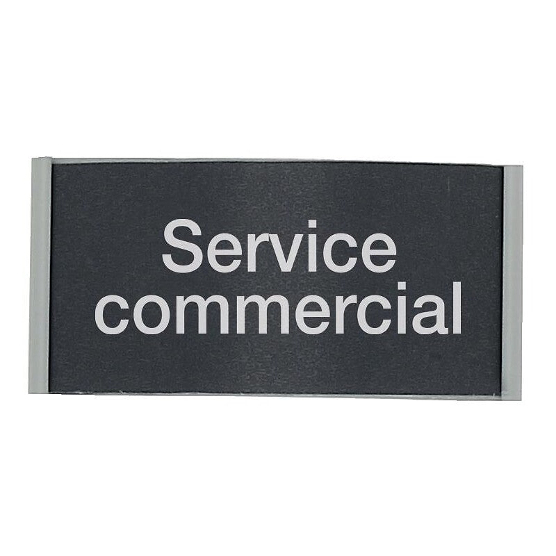 Porte-étiquettes signy - 105 x 50 mm - laqué noir mat. disponible abidjan cote d'ivoire.