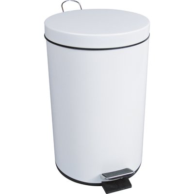Poubelle a pedale epoxy blc 3l. disponible abidjan cote d'ivoire.