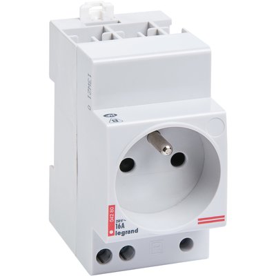 Prise de courant - 10/16 a - 250 v~ - 2p+t - à éclips - ref. disponible abidjan cote d'ivoire.