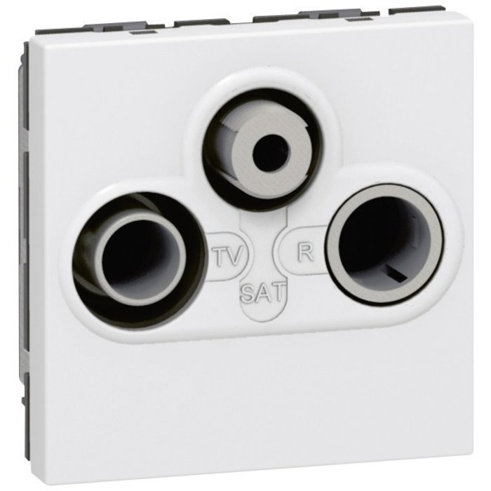 Prisetv/r/sat - - 2 modules - blanc - ref. disponible abidjan cote d'ivoire.