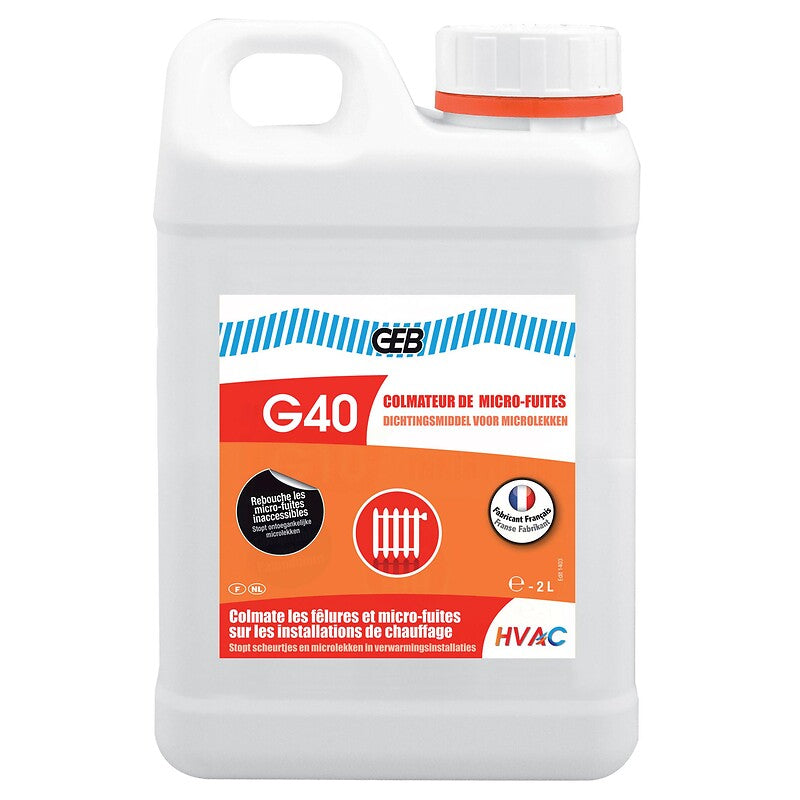 Produit de colmatage de micro-fuites g40, bidon de 2 litres. disponible abidjan cote d'ivoire.
