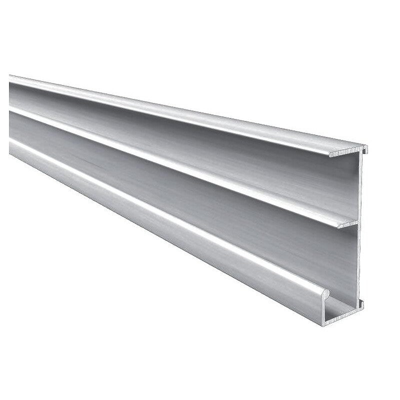 Profil de dossiers suspendus en aluminium brut montage sous tablette 4m. disponible abidjan cote d'ivoire.