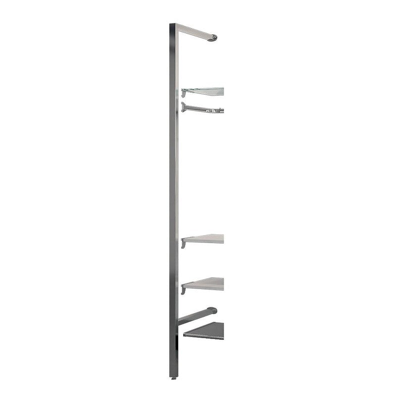 Profil support swing - hauteur 2400 mm - 2 bras profondeur 470 mm - finition chromé. disponible abidjan cote d'ivoire.
