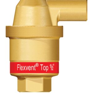 Purgeur d'air à flotteur flexvent top dimension 15 x 21 sans vanne d'isolement diamètre 52 réf. disponible abidjan cote d'ivoire.