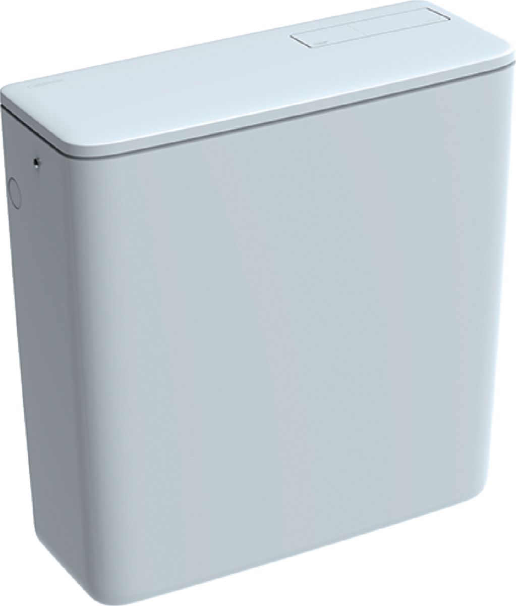 Réservoir apparent geberit ap128, rinçage interrompable, alimentation par le bas à gauche ou à droite: blanc alpin réf. disponible abidjan cote d'ivoire.