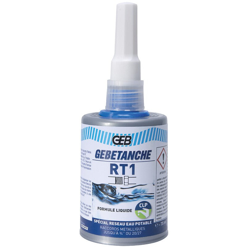 Résine d'étanchéité anaérobie pour raccords filetés métalliques, compatibilité eau potable, couleur verte, flacon 75ml. disponible abidjan cote d'ivoire.