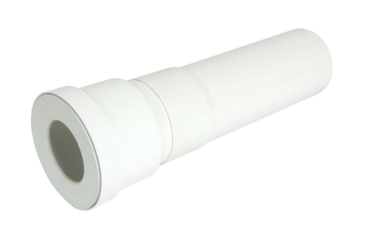 Raccord femelle nicoll pour wc sortie droite ø 85/107 mm - qw3340 - pvc blanc - raccord ø 100 mm - l. disponible abidjan cote d'ivoire.