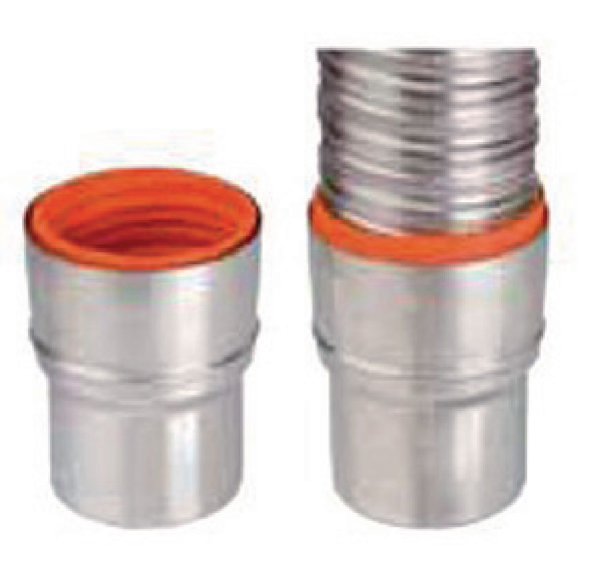 Raccord flexible/rigie inox 316 diamètre 80 - 86 pour chaudières condensation réf. disponible abidjan cote d'ivoire.