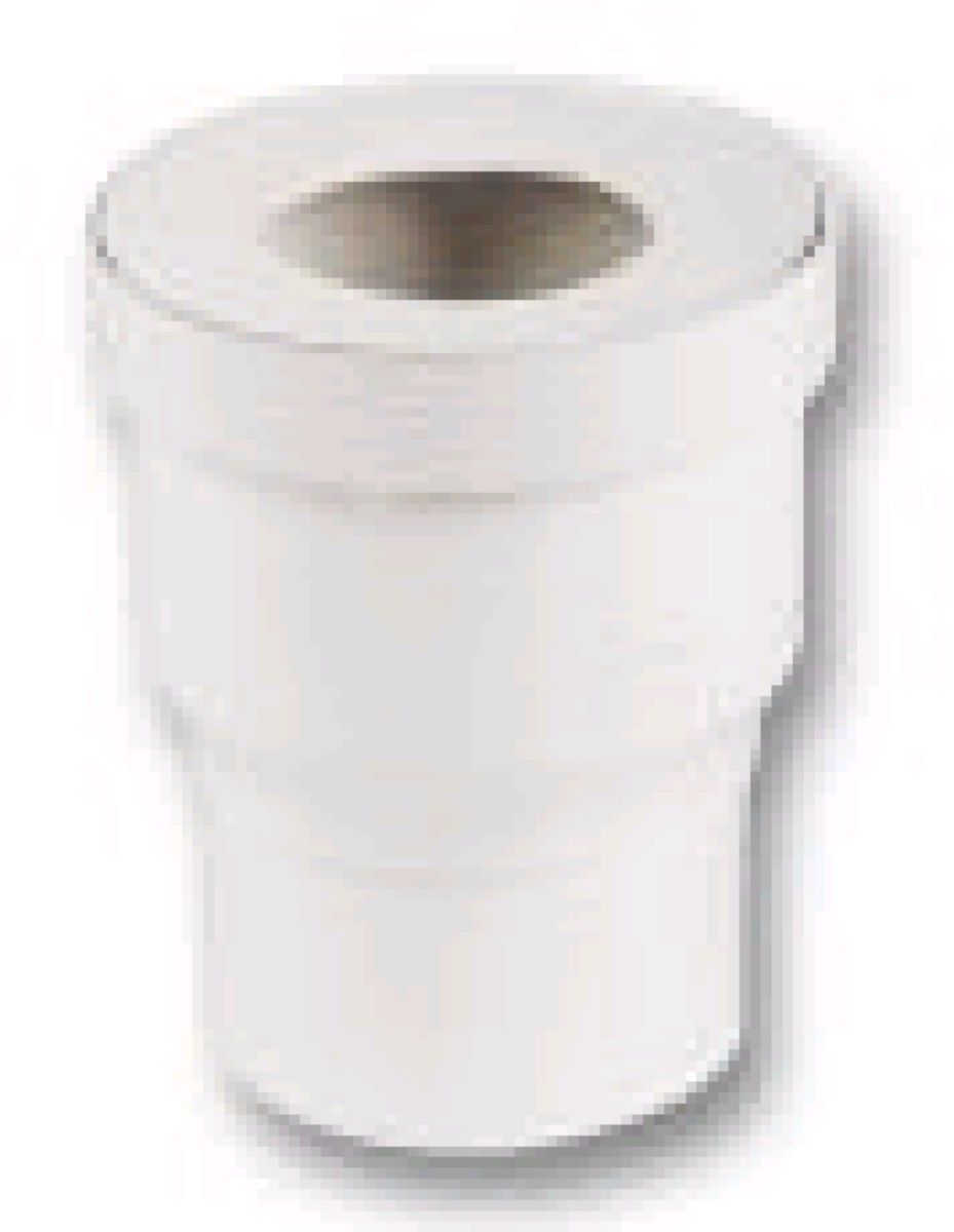 Raccord nicoll pour wc sortie droite ø100/135 mm - qw77 - pvc blanc - raccord ø 100 mm. disponible abidjan cote d'ivoire.