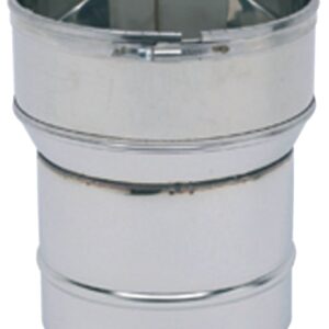 Raccord poêle tube diamètre 150 - 153 mm diamètre flexible 155 / 161 mm réf. disponible abidjan cote d'ivoire.