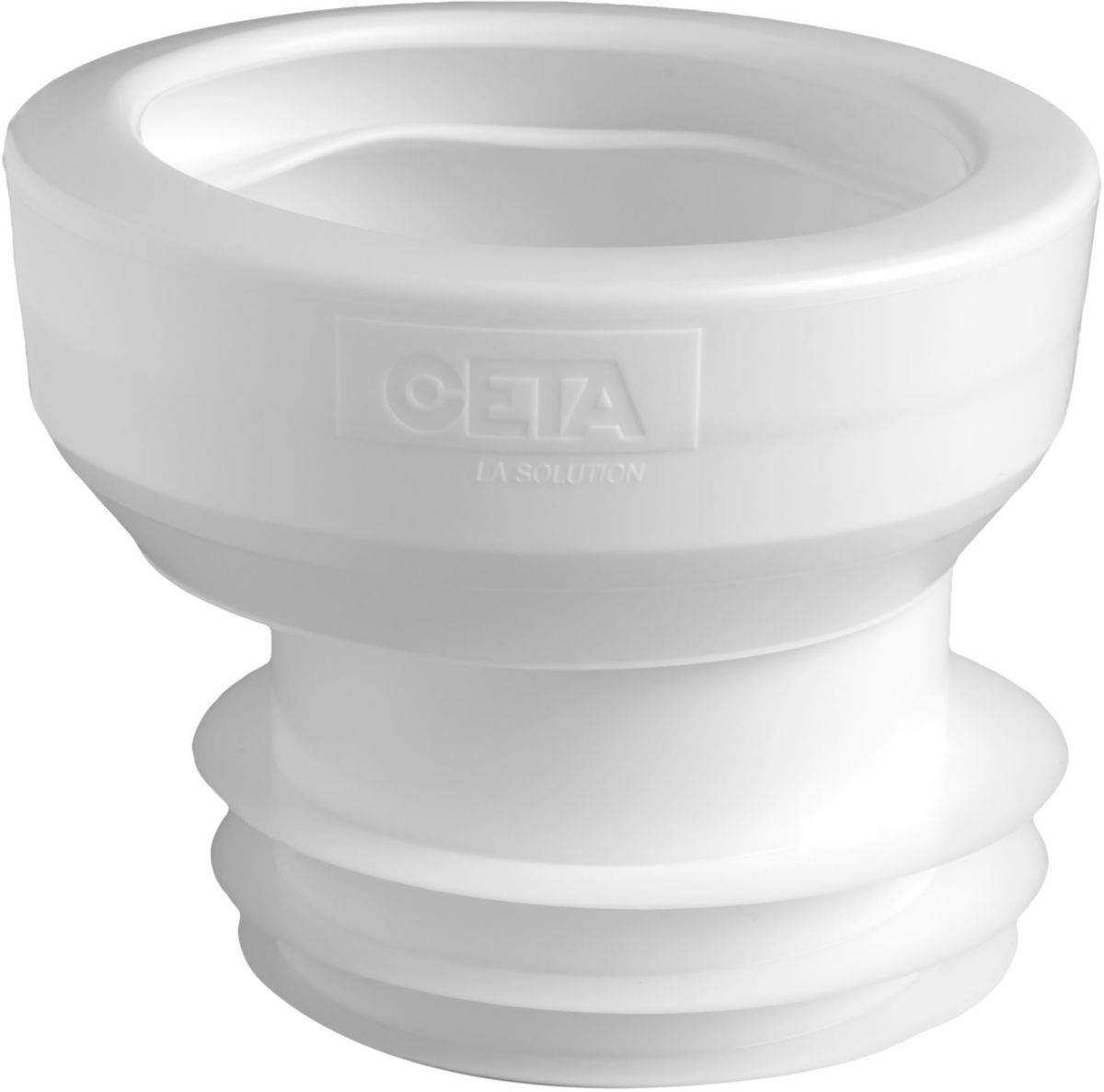 Raccord wc excentré n°8 pour tube de d100/110 côté mâle réf 214-008 ceta. disponible abidjan cote d'ivoire.