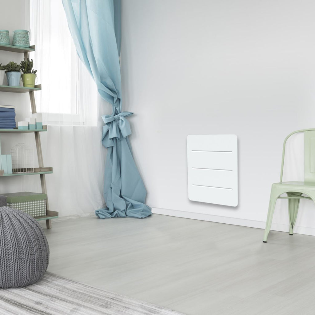 Radiateur électrique inertie sèche fonte + film programmable 1000w. disponible abidjan cote d'ivoire.