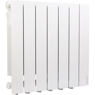 Radiateur accessio chaleur douce digital 2 horizontal 1250 w blanc réf 524912. disponible abidjan cote d'ivoire.