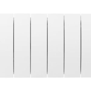 Radiateur acier décor électrique bilbao 3 bas blanc 1000 w réf. disponible abidjan cote d'ivoire.