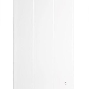 Radiateur acier décor électrique oniris pilotage intelligent connecté vertical 1500 w blanc réf 518815. disponible abidjan cote d'ivoire.