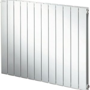 Radiateur acova fassane eau chaude horizontal double à éléments verticaux 708w 700x592mm 8 éléments blanc réf. disponible abidjan cote d'ivoire.
