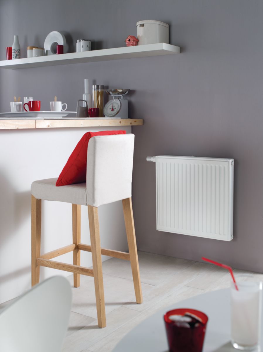 Radiateur chappee panneau samba gamme horizontale 4 orifices type 21 habillé acier hauteur 900 mm longueur 500 mm 15 éléments 896 watts réf. disponible abidjan cote d'ivoire.