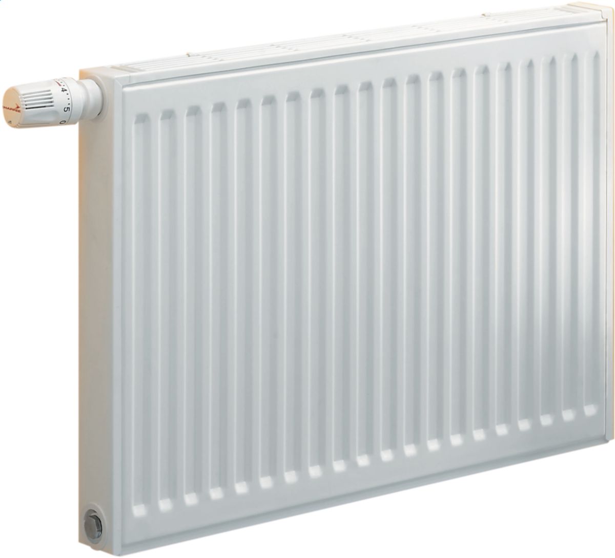 Radiateur chappee panneau samba gamme horizontale 4 orifices type 22 habillé acier hauteur 900 mm longueur 800 mm 24 éléments 1805 watts réf. disponible abidjan cote d'ivoire.