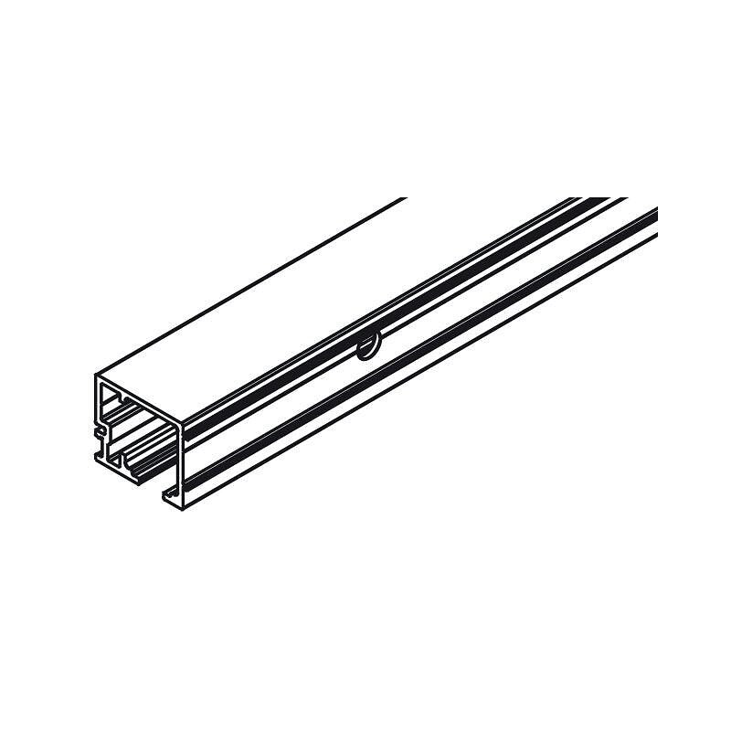 Rails de roulement junior 80 et 100 - pour vantail 80 kg et 100 kg - fixation murale et pour bandeau cache-rails - 2 m. disponible abidjan cote d'ivoire.