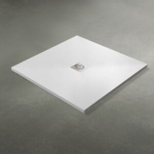 Receveur daily'o 90 x 90 cm ardoise blanc. disponible abidjan cote d'ivoire.