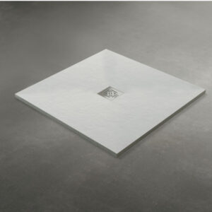 Receveur daily'o 90 x 90 cm béton blanc. disponible abidjan cote d'ivoire.
