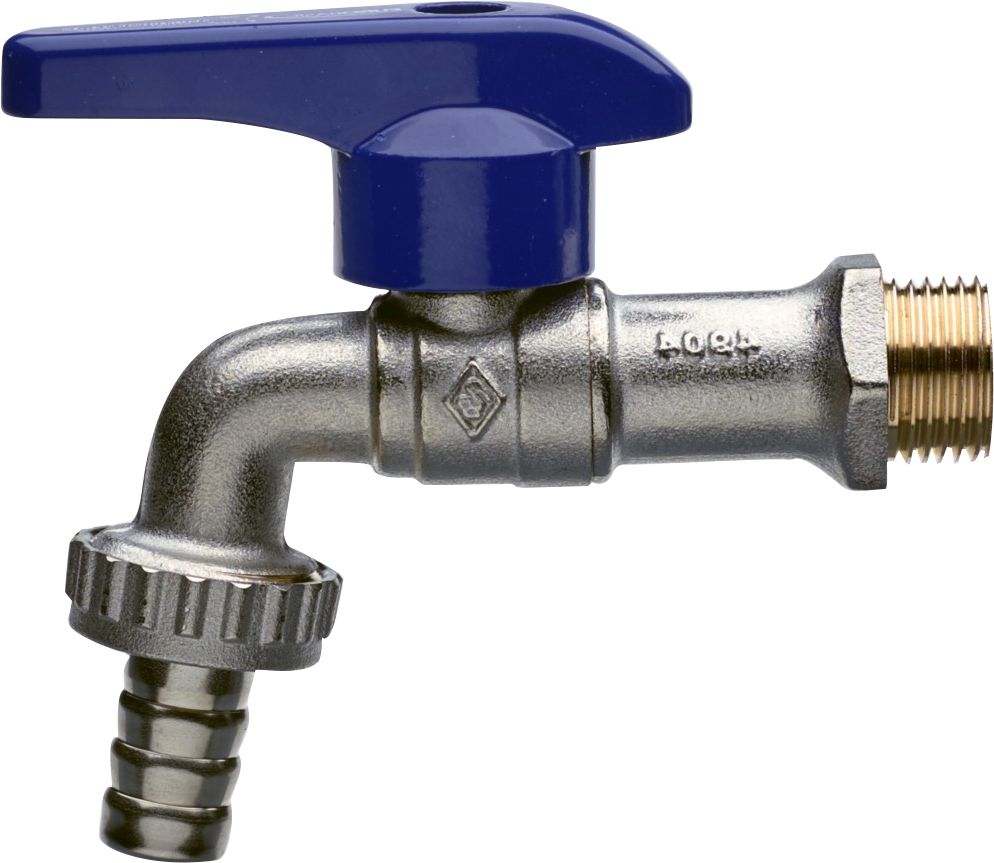 Robinet à tournant sphérique pour l'irrigation e 30 diamètre 15x21 raccord au nez 20 x 27 laiton chromé, altech, réf : 6435040000. disponible abidjan cote d'ivoire.